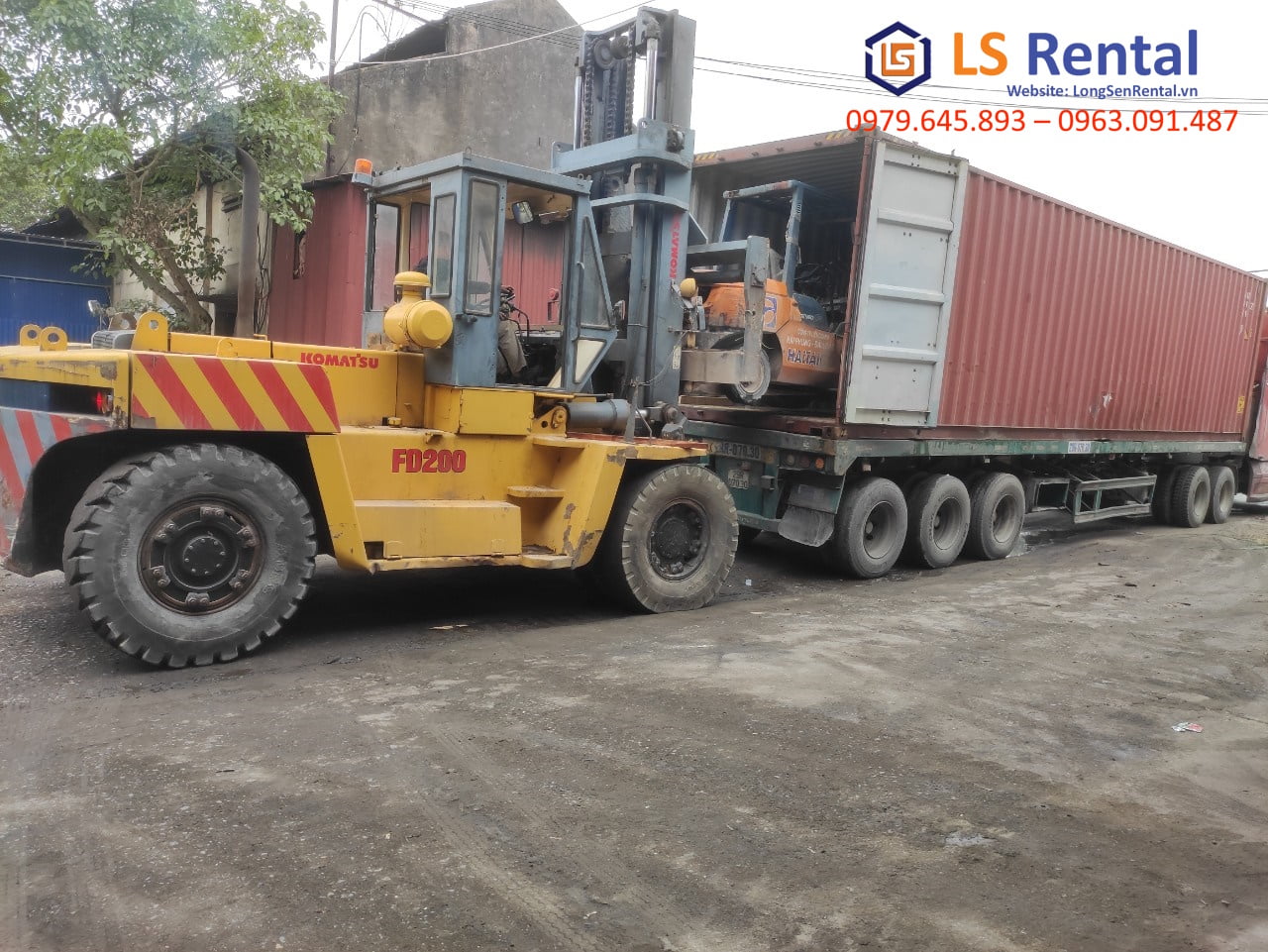 Dịch vụ rút container tại thị xã Mường Lay - Liên hệ