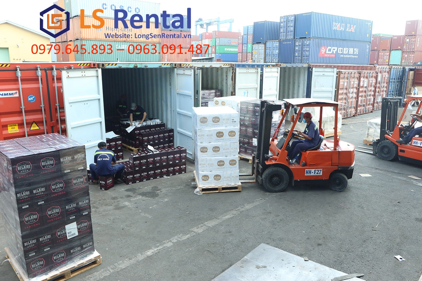 Dịch vụ rút container tại Thanh Sơn - Forklifts