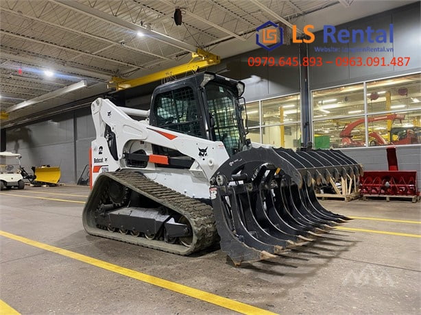 Dịch vụ cho thuê xe xúc lật trượt Bobcat T870 tại KCN Bình Chiểu