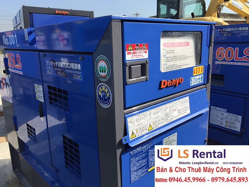 Dịch vụ cho thuê máy phát điện tại huyện Hoài Đức