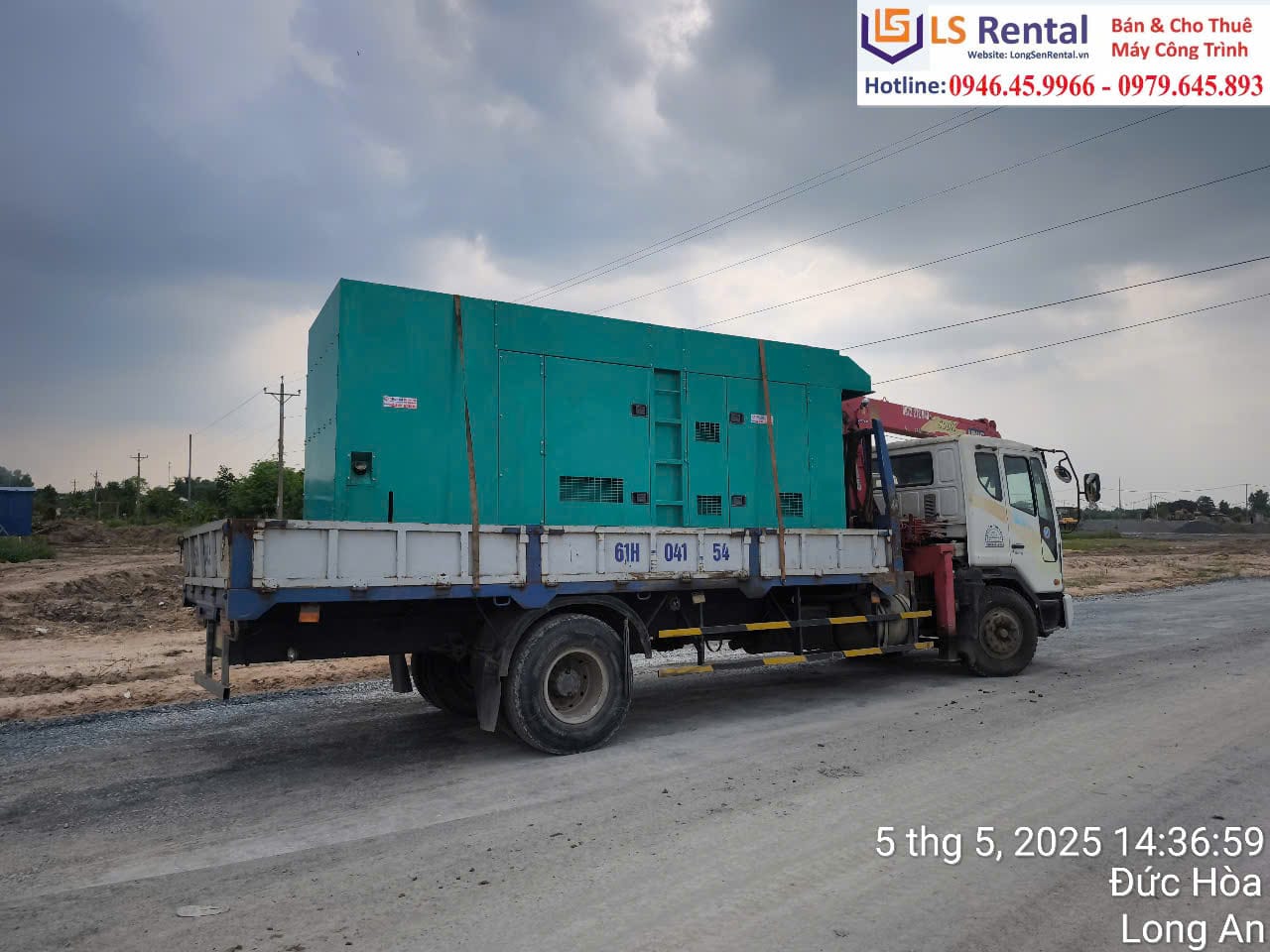 Dịch vụ cho thuê máy phát điện tại huyện Vĩnh Tường